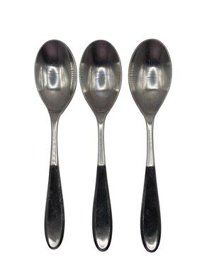 Retroneu Tivoli Contour Stainless Steel Soup Spoons Set Of 3 flatware Vintage
